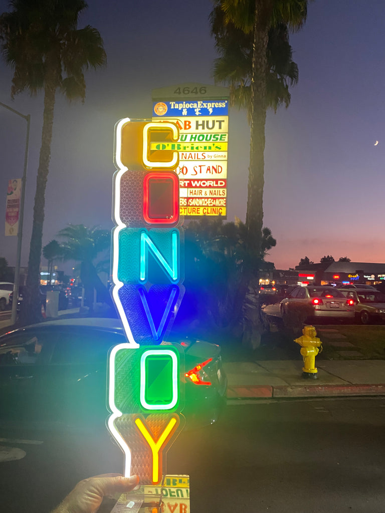 Convoy District, San Diego Ca. LED Light Sign (Available Now)