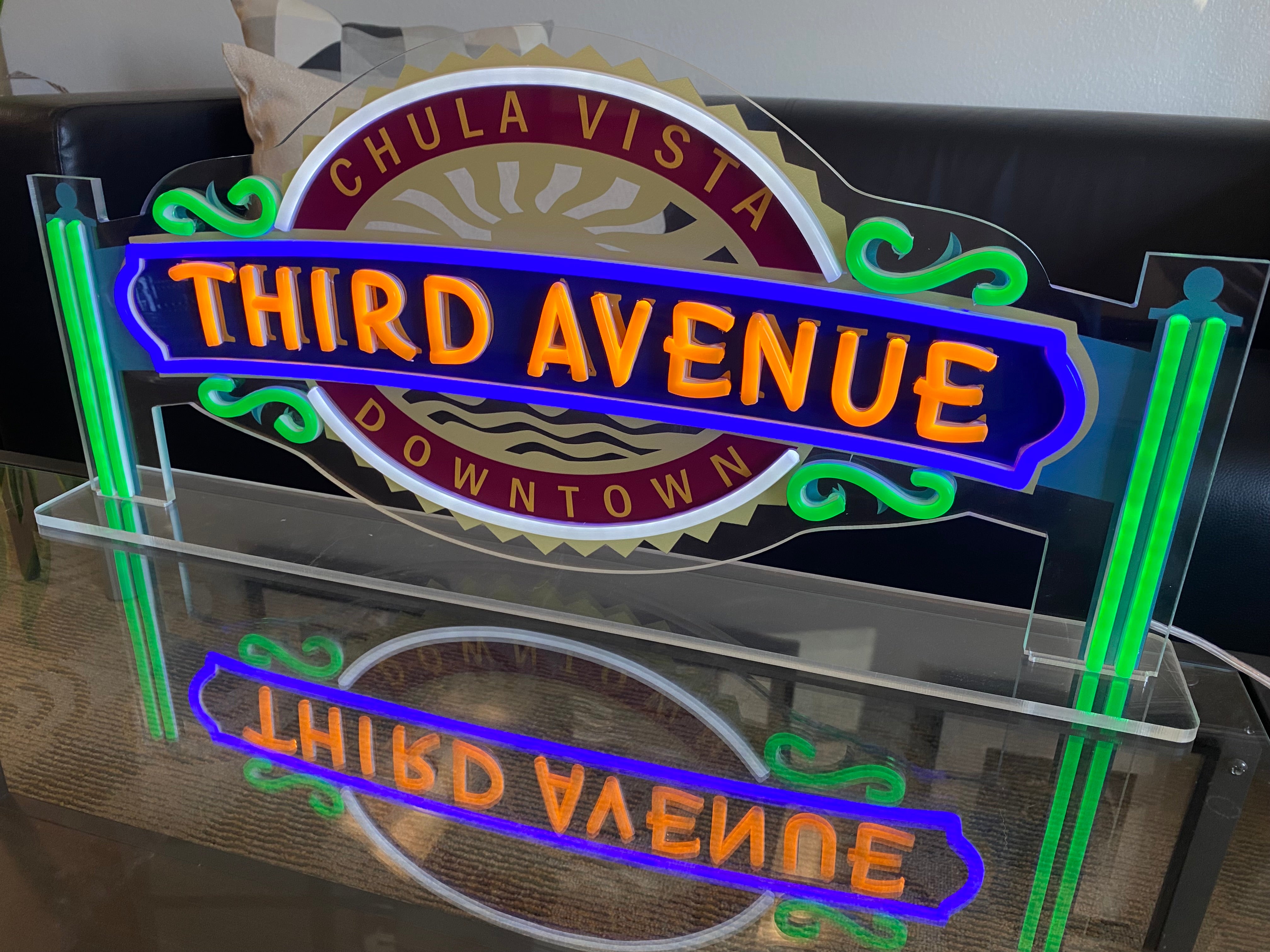 Gasslamp, San Diego, Ca. LED Light Sign | Category 6 LED