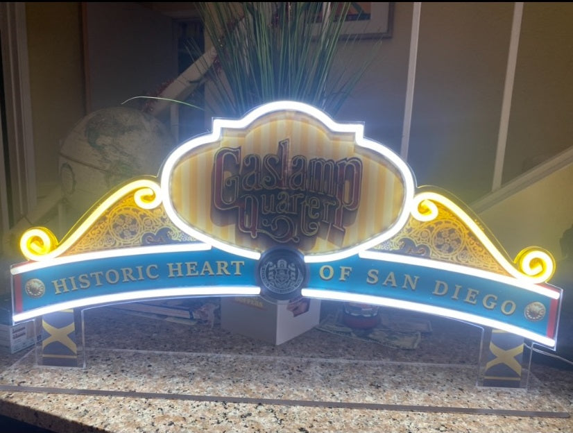 Gaslamp District, San Diego, Ca. LED Light Sign (Available Now)