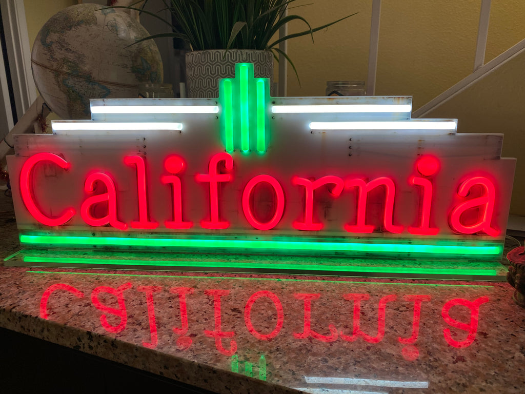 California RED, LED Sign (Available Now)