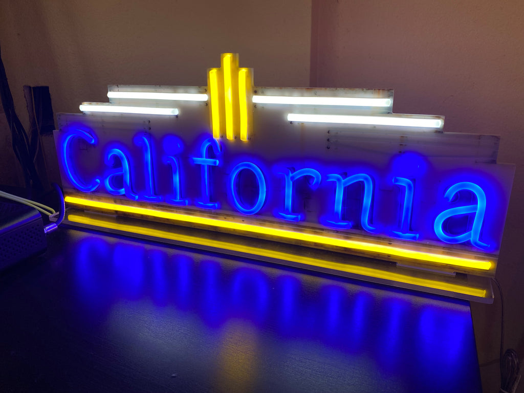 California BLUE, LED Sign (Available Now)