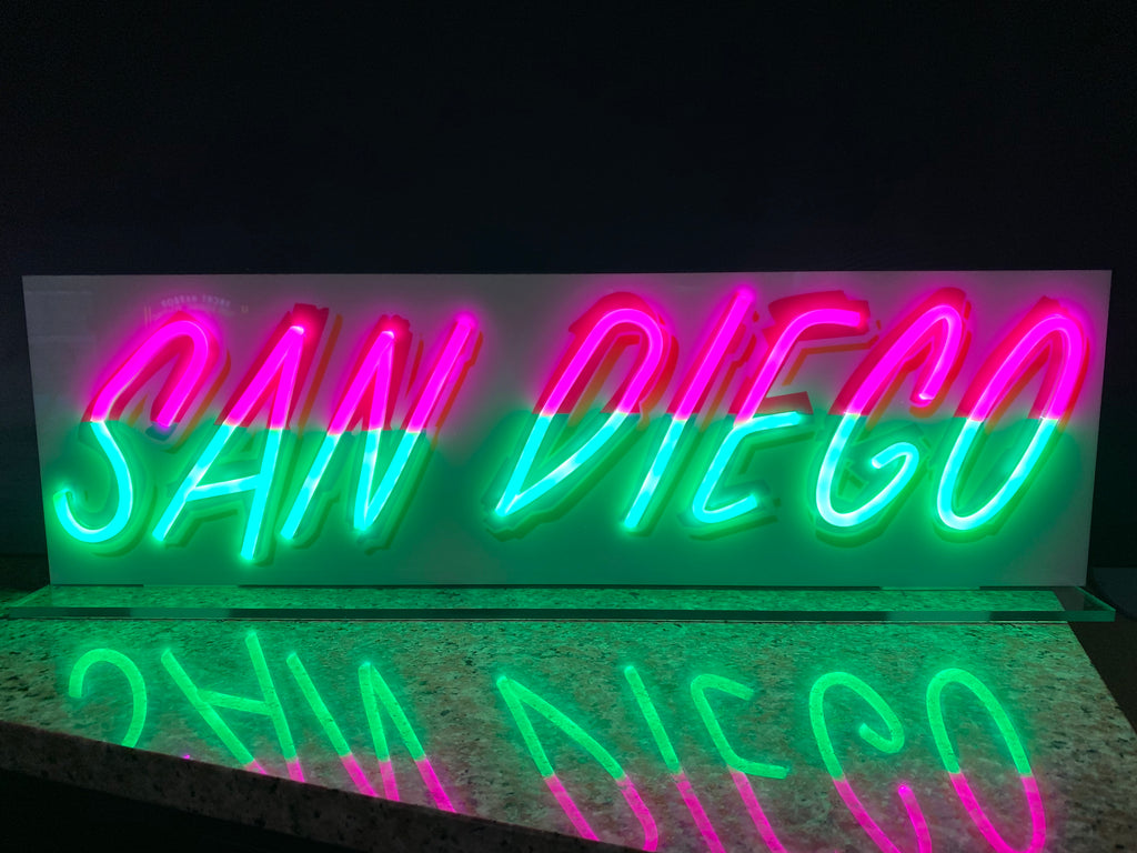 San Diego, Ca. LED Light Sign (Available Now)