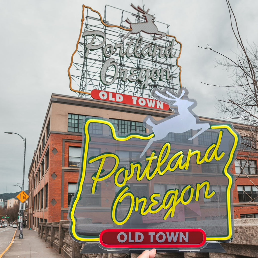 Portland, OR. LED Light Sign (Available Now)