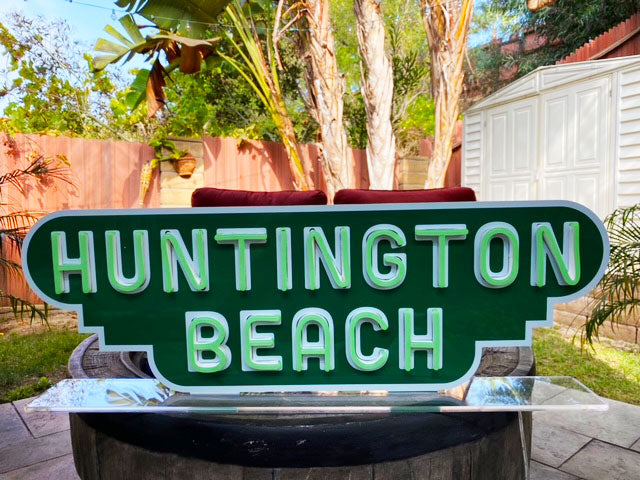 Huntington Beach, Ca. LED Light Sign (Available Now)