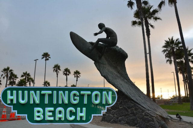 Huntington Beach, Ca. LED Light Sign (Available Now)