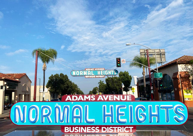 Normal Heights, Ca. LED Light Sign (Available Now)