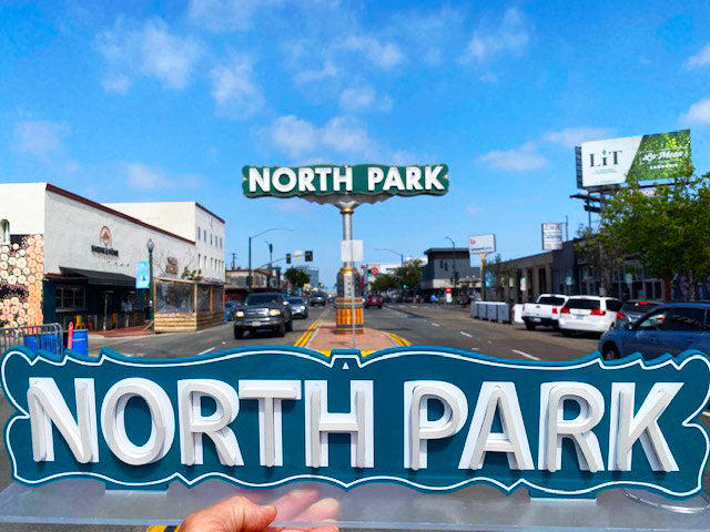 North Park, Ca. LED Light Sign (SOLD OUT-Available 4.01.24)