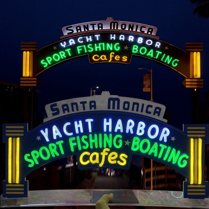Santa Monica, Ca. LED Sign (Available Now)