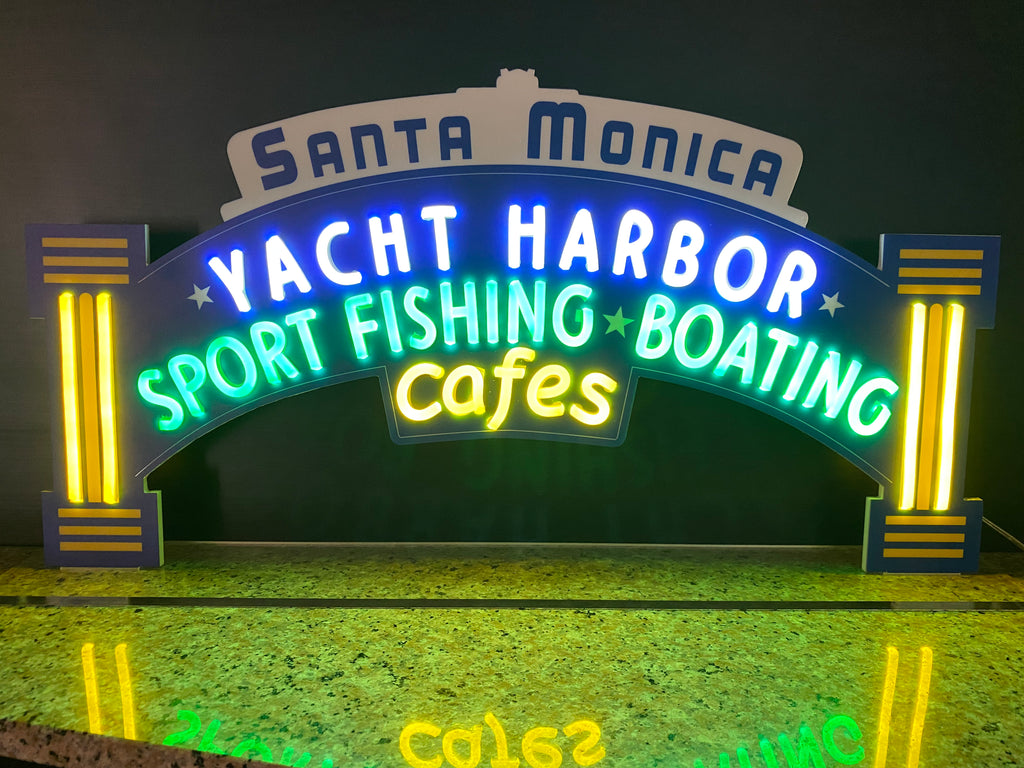 Santa Monica, Ca. LED Sign (SOLD OUT-Available 3.01.24)