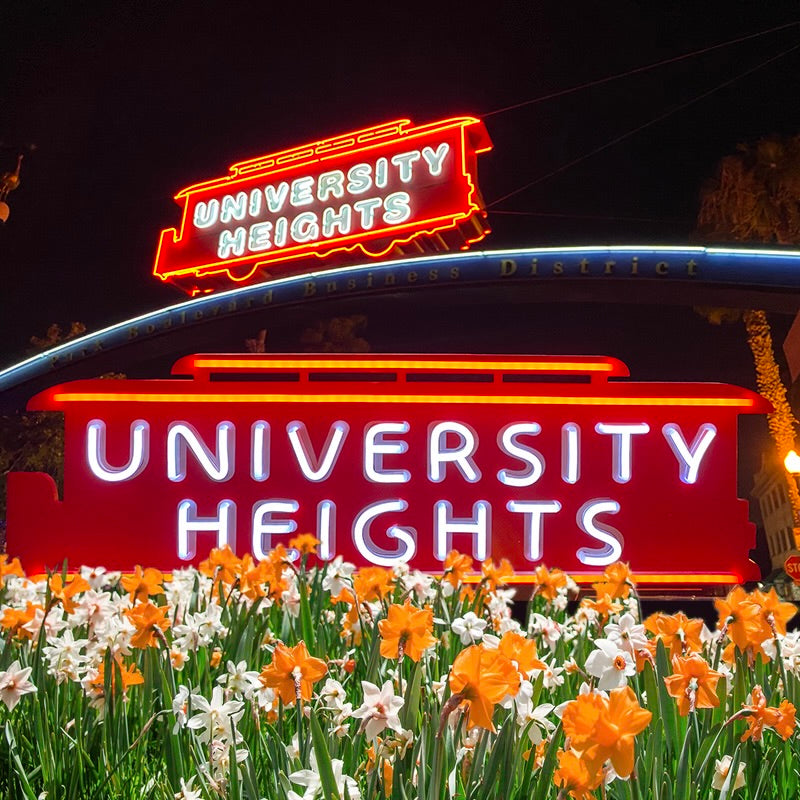University Heights, Ca. LED Light Sign (Available Now)